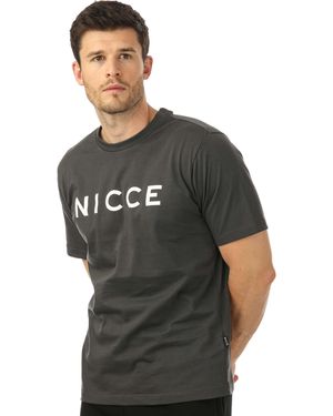 Nicce London Original Logo T-Shirt - Grey