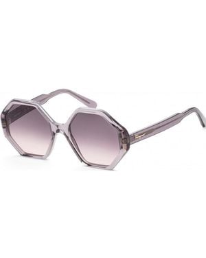 Ferragamo 55Mm Crystal G Sunglasses Sf1070S-057-55 - Pink