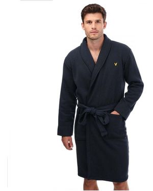 Lyle & Scott And Matthew Dressing Gown - Blue