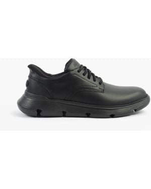 Skechers Garza Carlyn Leather Trainers - Black