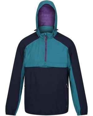 Regatta Anorak Vintage Overhead Soft Shell Jacket /Spruce) - Blue