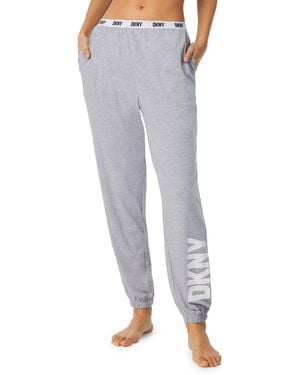 DKNY Cotton Logo Jogger Marl - Grey