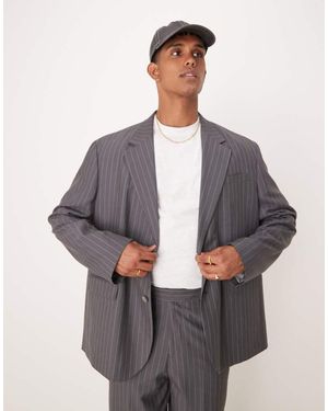 ASOS Oversized Slouchy Blazer - Grey