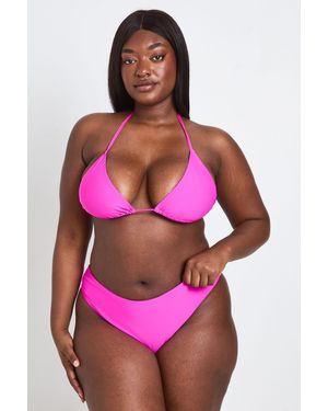 Boohoo Plus Essentials Solid Brief - Pink