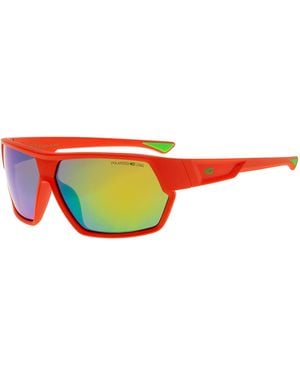 G.O.D Eyewear Polarised Uv400 Outdoor Sport Sunglasses With Mirror Lens - Orange