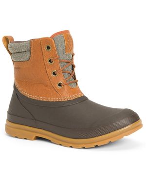 Muck Boot Originals Duck Lace Memory Foam Wellingtons - Brown