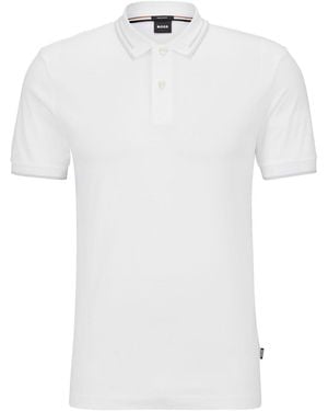 BOSS Phillipson 115 Polo Shirt - White