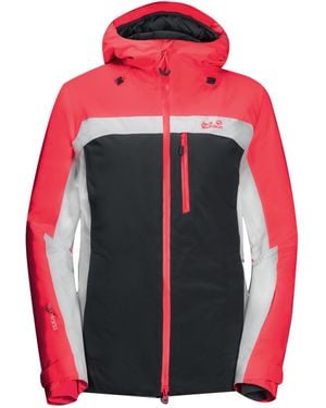 Jack Wolfskin Texapore Insulated Snow Jacket Textile - Red