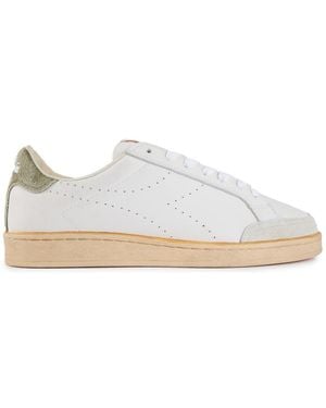 Diadora Prestige Plain Used Trainers - White