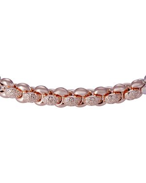 Orphelia 'Jada' 925 Sterling Bracelet - Pink