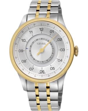 Gevril Jones St. 2106 Swiss Automatic Sellita Sw200 Watch - Grey