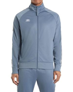 Umbro Taped Track Jacket Mirage) - Blue