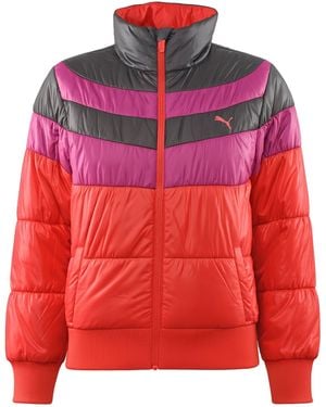 PUMA Logo Padded Jacket - Red