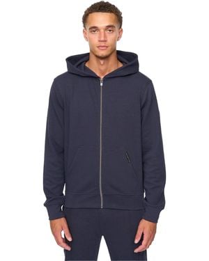 Duck and Cover Optimus Full Zip Hoodie - Blue