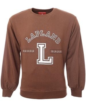 Threadbare Christmas Printed Jumper - Brown