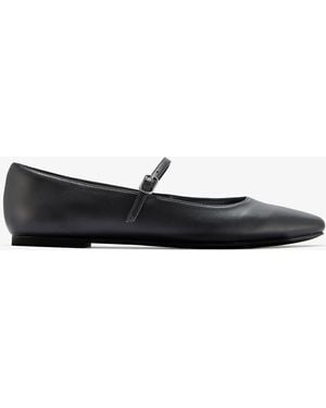 Clarks Emelina Gem Smooth Shoes - Black