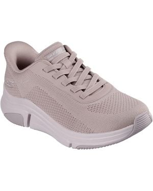 Skechers Bobs Sparrow Flex Too You Textiel Dames Blush Sneakers - Grijs