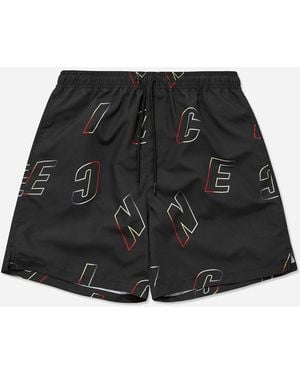 Nicce London Surface Swim Shorts - Black