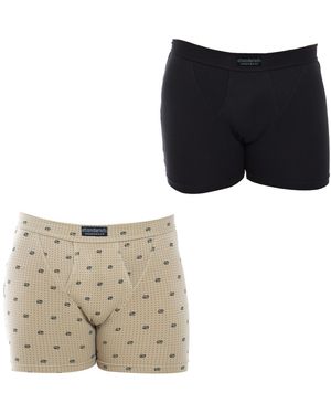Abanderado Pack-2 Sensitive Essential Boxers A5398 - Black