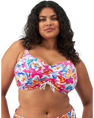 Elomi 801306 Savaneta Balcony Bikini Top - Red