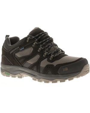 Karrimor Shoes Bodmin Low 6 Wt Lace Up Hiking Walking Boots Trainers - Black