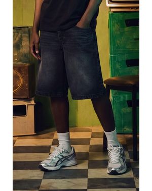 BoohooMAN Essential Relaxed Fit Denim Jorts - Blue