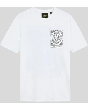 Lyle & Scott Sunshine Inn Graphic T-Shirt - White
