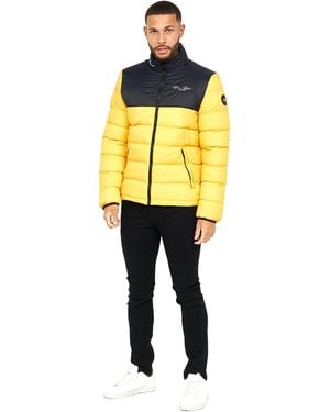 Born Rich Lyden Oversized Puffer Jacket - Yellow
