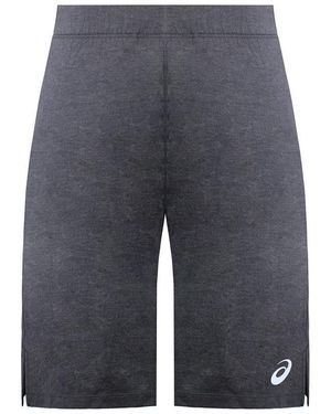 Asics Logo Training Shorts Cotton - Blue