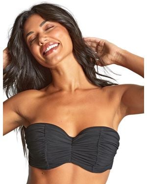 Panache Sw1963 Tulle Margot Bandeau Bikini Top - Black