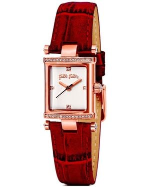 Folli Follie Ladies Watch Quartz Stainless Steel - Red