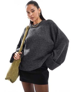 Aware Wide Sleeve Jumper - Grey