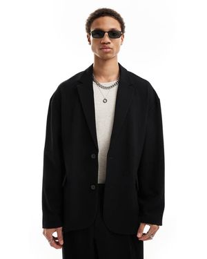 ASOS Unstructured Oversized Suit Jacket - Black