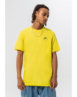 Nike Sportswear Club T Shirt - Yellow