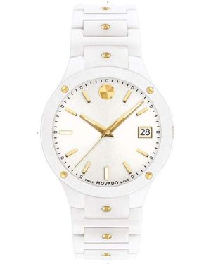 Movado 0607740 Ladies Se Watch - White