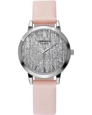 Orphelia Fashion Sparkle Chic Watch Of711909 Leather - Black