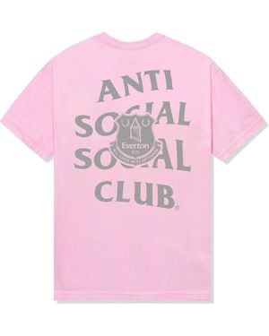 ANTI SOCIAL SOCIAL CLUB Anti Social Club Assc X Everton Fc Blues Tee - Pink