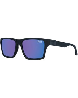 Superdry Rectangle Rubberised Gradient Polarized Disruptive Sds - Blue