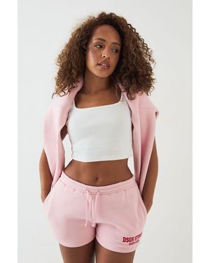 DSGN Studio Applique Sweat Short - Pink