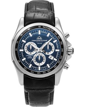 Christophe Duchamp Volcan Chronograph Watch 44Mm - Grey