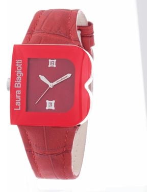 Laura Biagiotti Ladies Watch Quartz Stainless Steel - Red