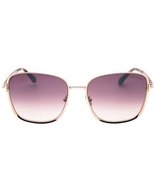 Tom Ford Fern Shiny Sunglasses Metal - Pink