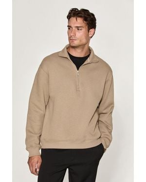 Grimelange Regular Fit Crew Neck Sweatshirt - Natural
