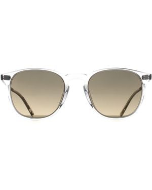 Oliver Peoples Round Gravel Sandstone Gradient Polarized Ov5491Su Finley - Brown
