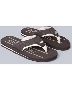 Mountain Warehouse 'Jekyl' Flip Flops Lightweight Slip-On Sandals With Soft Padded Upper Straps - Grey