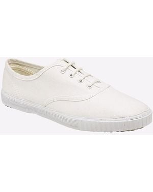 Dek Portland Plimsol - White