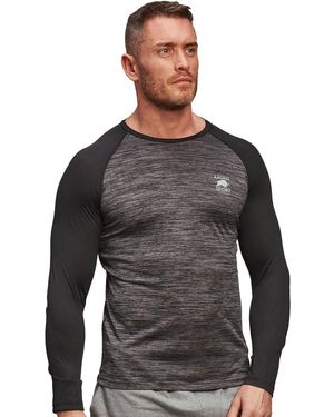 Raging Bull Big & Tall Performance Long Sleeve Tee - Grey