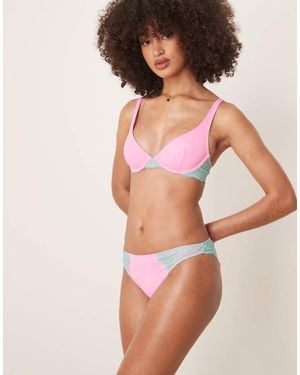 Dora Larsen Summer Lace And Microfibre Brief - Natural
