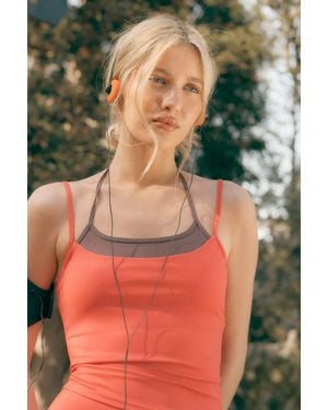 DSGN Studio Sculpt Contrast Internal Padded Vest Top - Red