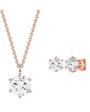 Rafaela Donata Sterling Set (Necklace + Earring) - Metallic